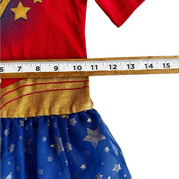 WONDER WOMAN GIRLS DRESS WITHOUT CAPE SZ 4T - Picture 6 of 10